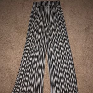 FLARE STRIPED PANTS